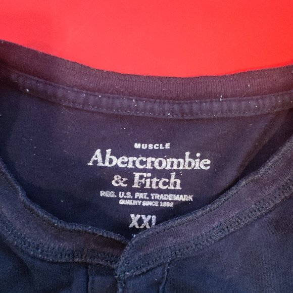 Abercrombie and Fitch dark blue short sleeve Tee men's size XXL - Picture 4 of 4